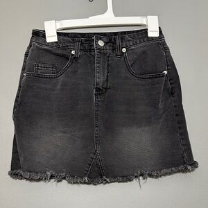 Black Wild Fable Denim Skirt Size 6